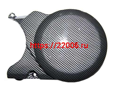 Крышка двигателя левая PITBIKE (карбон) Крышка двигателя левая PITBIKE (карбон)