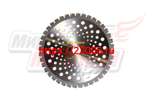 Нож мет. 230мм 40z CHAMPION (40/230/25.4) с зубц. из тв.сплава Knife (SRM-330ES/350ES,4605) (C5200)