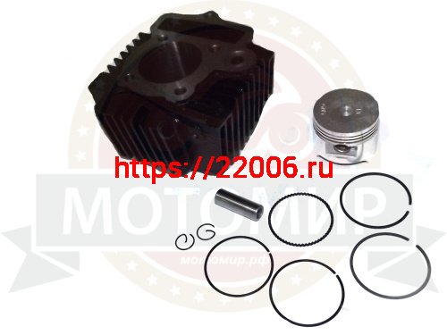 Цилиндр в сборе "Альфа, Zodiak70" 47 мм (цилиндр+поршень+палец+кольца) фото 2