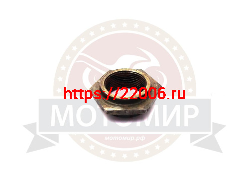 Гайка рулевой колонки Урал низ (с кантиком) М25*1.5мм