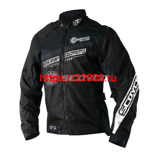 Куртка мотоциклетная JK28 черная (L) Scoyco Куртка мотоциклетная JK28 черная (L) Scoyco