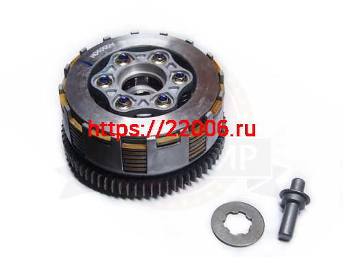 Барабан сцепления CB250 см3 Zongshen ZS 170MM-2 в сборе (8 паз+8 полупаз) 6 болт 7 диск (100103318) Барабан сцепления CB250 см3 Zongshen ZS 170MM-2 в сборе (8 паз+8 полупаз) 6 болт 7 диск (100103318)