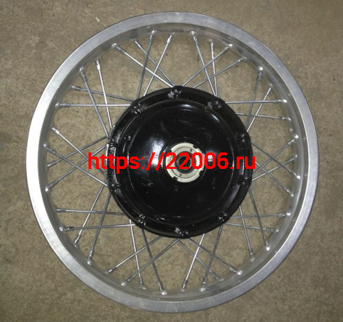 Колесо 19" в сборе литой барабан, алюминиевый обод Урал Колесо 19" в сборе литой барабан, алюминиевый обод Урал