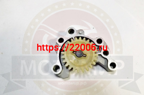 Насос масляный 1Р54FMI, 1P56 FMJ-2 (24z d6) в сборе с шестерней (Е8-1) (НАБОР) Насос масляный 1Р54FMI, 1P56 FMJ-2 (24z d6) в сборе с шестерней (Е8-1) (НАБОР)