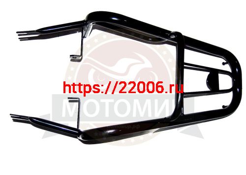 Багажник задний Альфа (верхушка без подножек) типа SWIFT/SWIFT STREET) классический, черный фото 2 Багажник задний Альфа (верхушка без подножек) типа SWIFT/SWIFT STREET) классический, черный фото 2