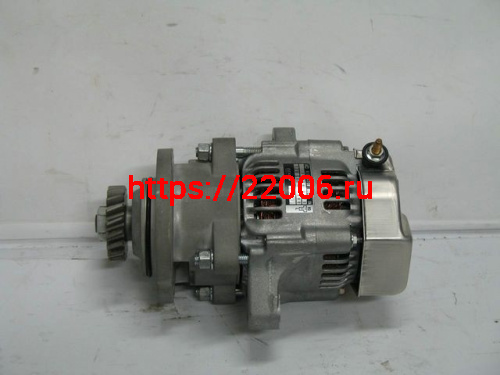 Генератор Денсо с переходником + шестерня Герцег Урал Генератор Денсо с переходником + шестерня Герцег Урал