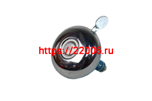 Звонок Вело хром БОЛЬШОЙ (D57мм)