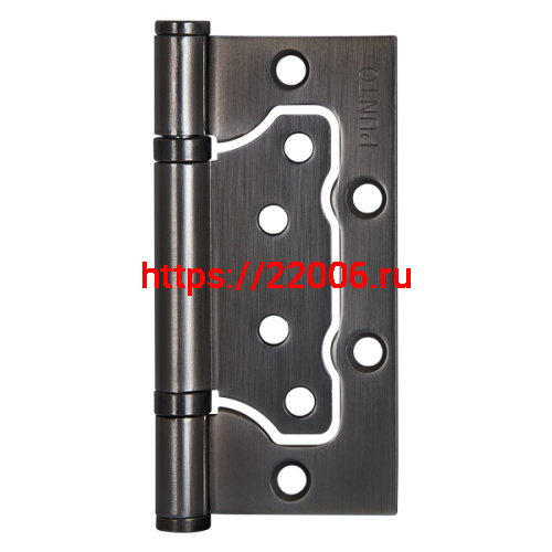 Петля Punto (Пунто) универсальная без врезки IN4200W GR (200-2B 100x2,5) графит Петля Punto (Пунто) универсальная без врезки IN4200W GR (200-2B 100x2,5) графит