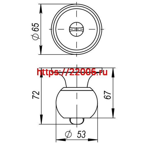 Ручка Ajax (Аякс) защелка DK682 SN-PS (6082 SN-P) (без фик.) мат. никель фото 4