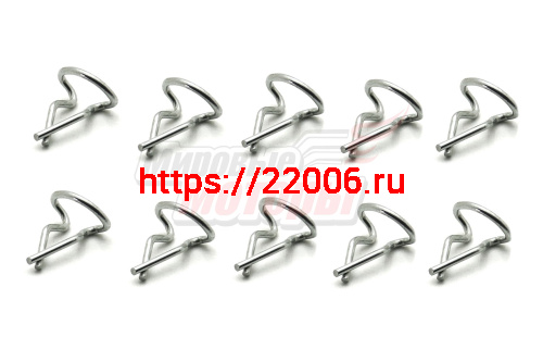 Скрепка (пистон) седла 1уп.=1компл. (10шт)