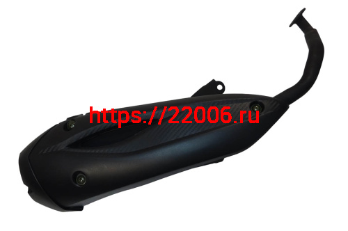 Глушитель WIZARD в сборе с коленом (050000916) Глушитель WIZARD в сборе с коленом (050000916)